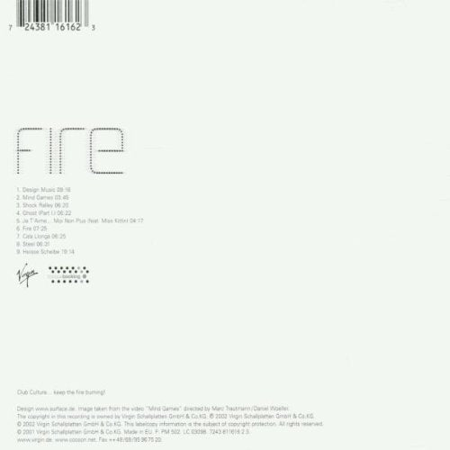 Fire, Audio-CD