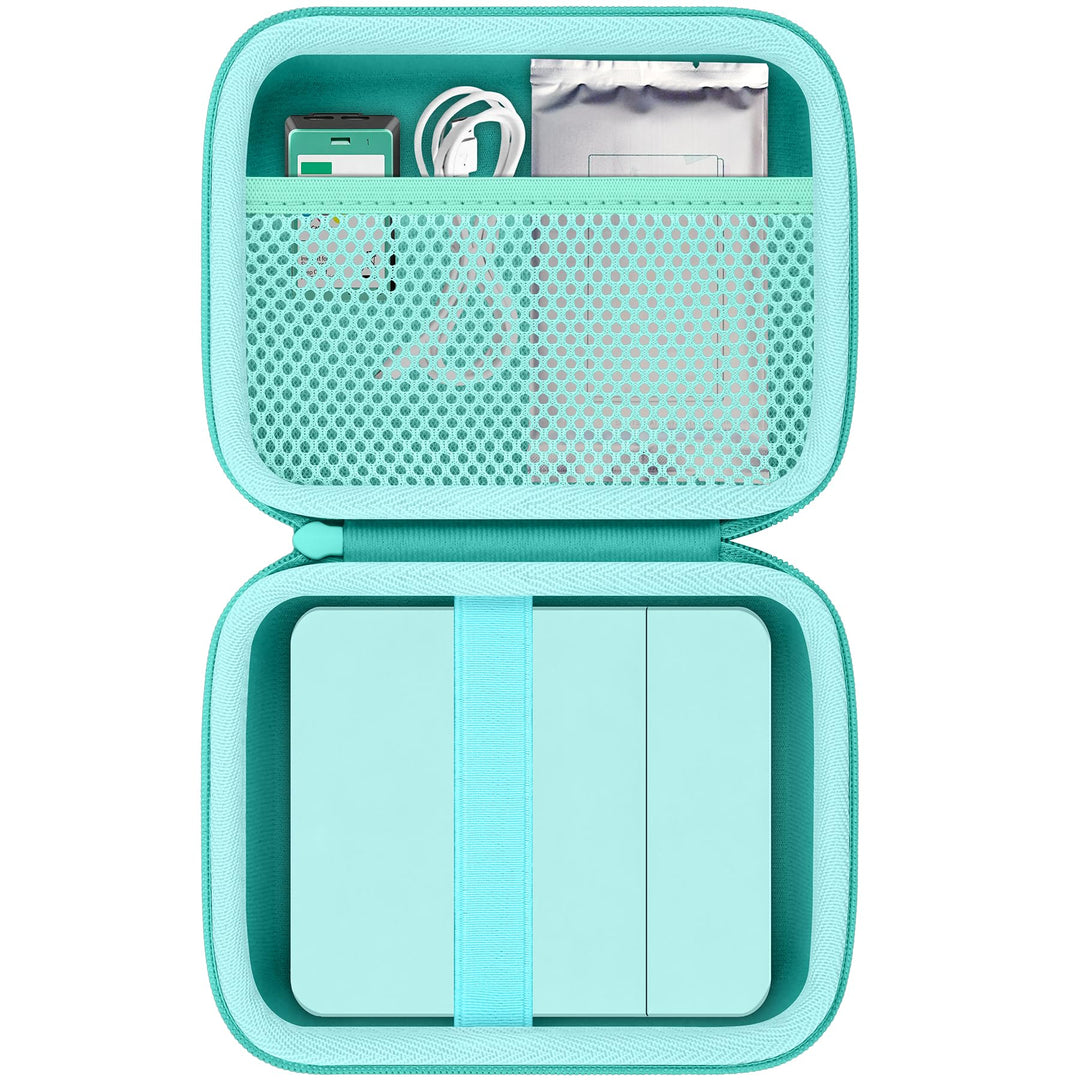 Khanka Hülle für Nelko Fotodrucker PP01 Farbe Tragbarer Mini Fotodrucker, Tragetasche mit Netzfach f
