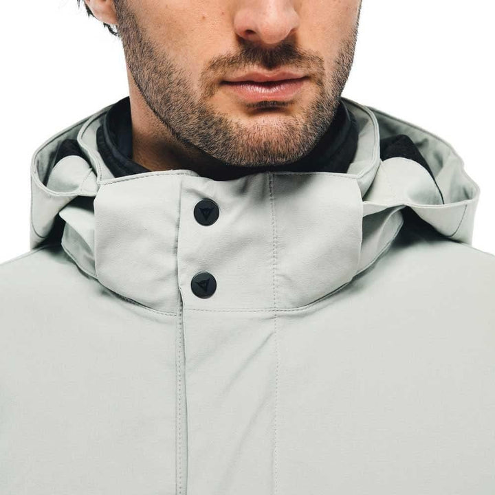Dainese Brera D-Dry XT Motorrad Textiljacke, hellgrau, 50 50 hellgrau, 50 hellgrau