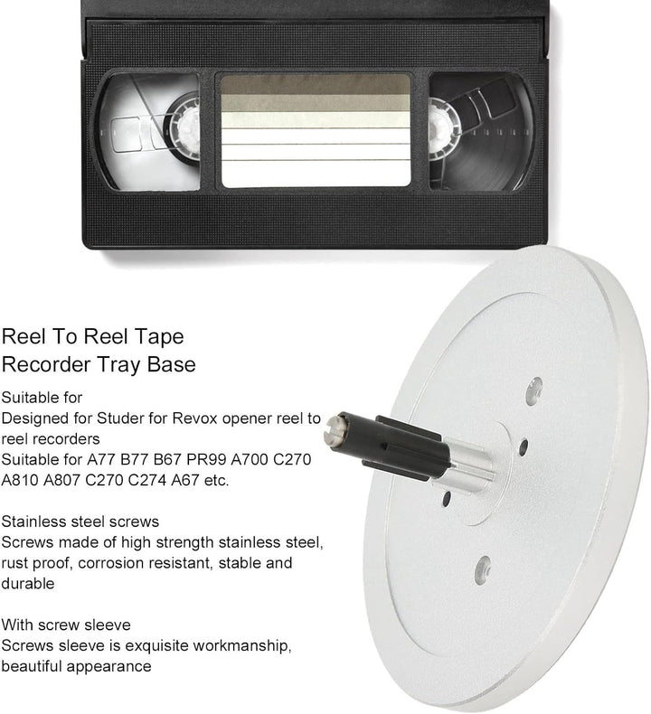 Nab Adapterbasis für Studer B67 A807 A810 für REVOX A77 B77 PR99 A700, Reel to Reel Tonbandgerät Bas