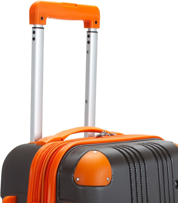 Rockland London Hardside Spinner Rad Gepäck, Dunkelgrau, Carry-On 20-Inch, London Hartschalen-Koffer