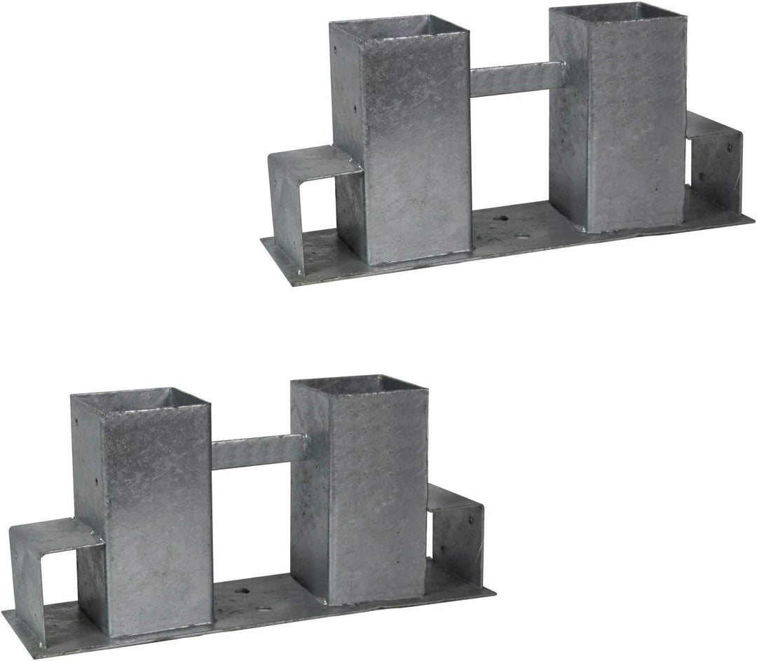 2x Holzstapelhilfe Feuerverzinkt Stapelhilfe Holzstapelhalter Brennholz Kaminholz Gestell