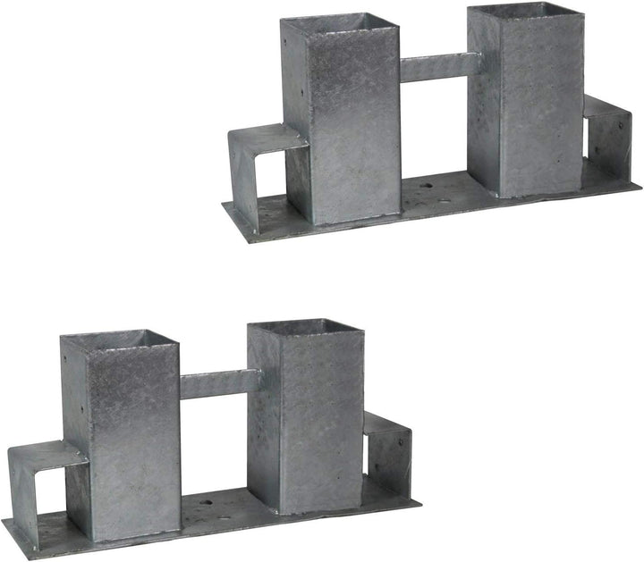 2x Holzstapelhilfe Feuerverzinkt Stapelhilfe Holzstapelhalter Brennholz Kaminholz Gestell