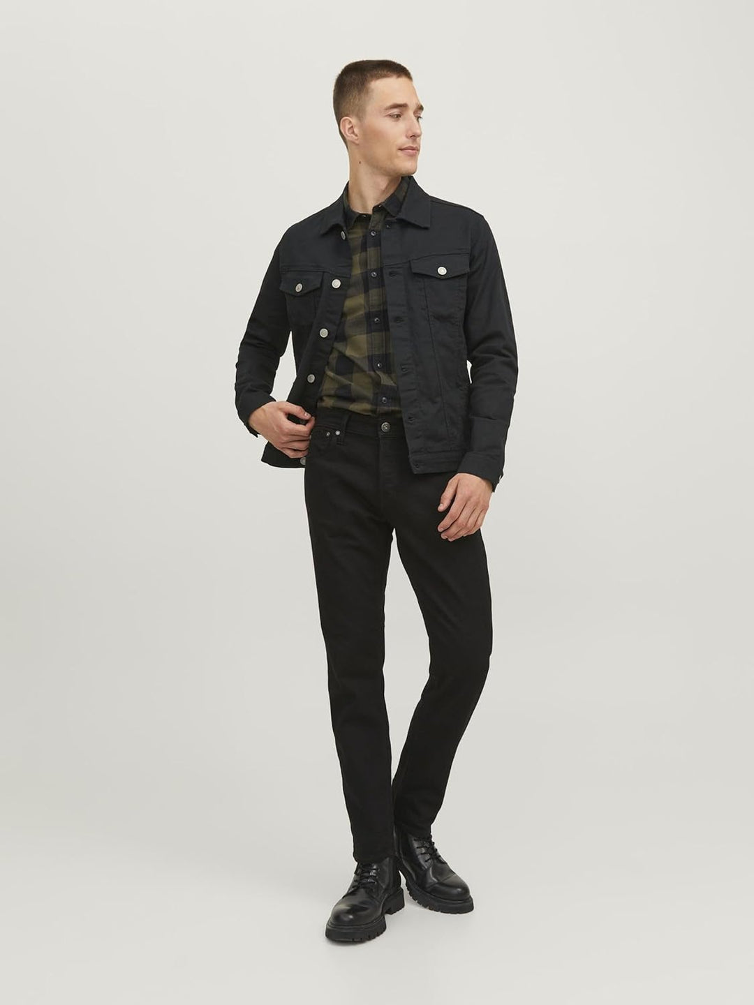JACK & JONES Herren Jjimike Jjoriginal Am 815 Noos Loose Fit Jeans 29W / 32L Schwarz (Black), 29W /