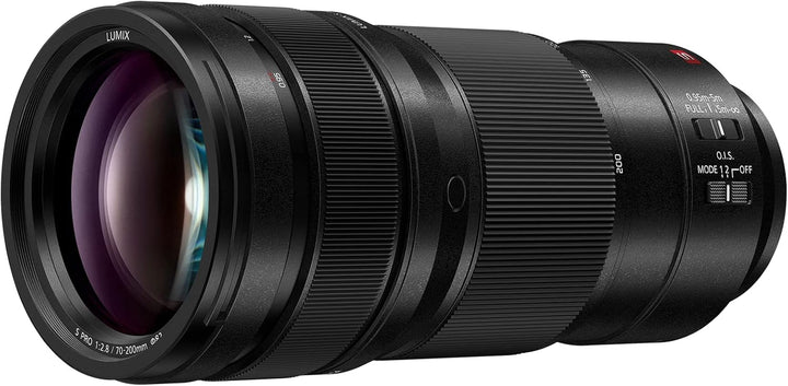 Panasonic S-E70200E LUMIX S PRO Objektiv (70-200mm, F2.8, Staub, Spritzwasser und Kälteresistent) Sc