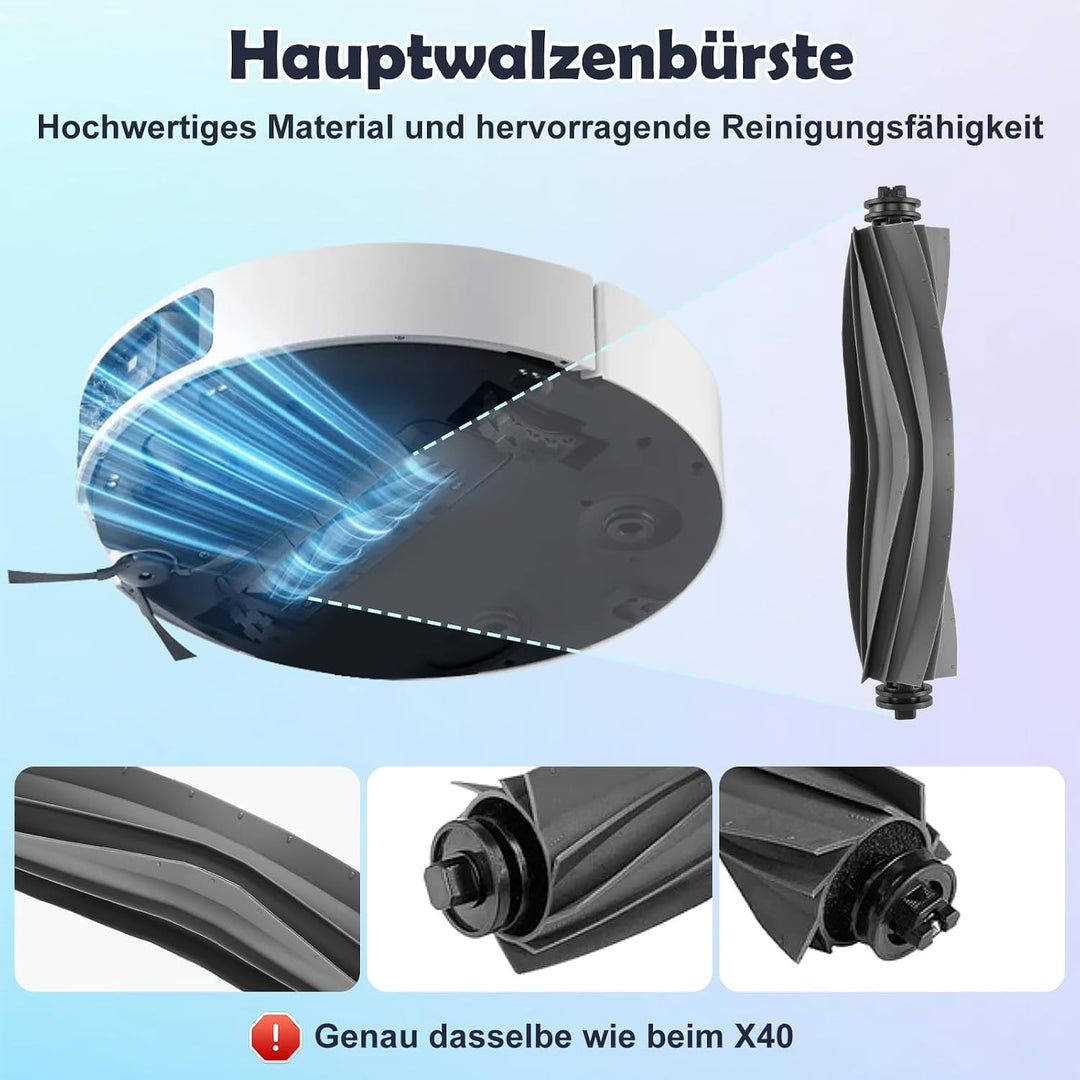 Zubehör Ersatz für Dreame L50 Ultra AE, L10s Ultra Gen 3, L40 Ultra | X40 Ultra Complete, Mova P50/P