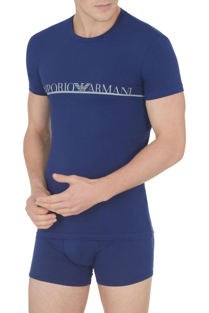 Emporio Armani Herren The New Icon T-Shirt XL Ink, XL Ink