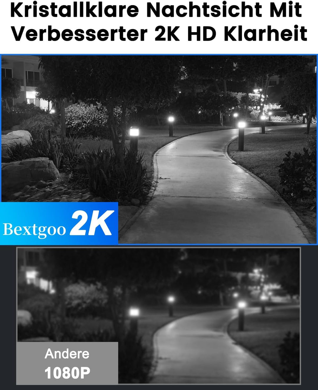 Bextgoo 2K Türspion Kamera WLAN, Digitaler Türspion mit Türklingel, 4,3 Zoll Farbbildschirm, 32GB Ka