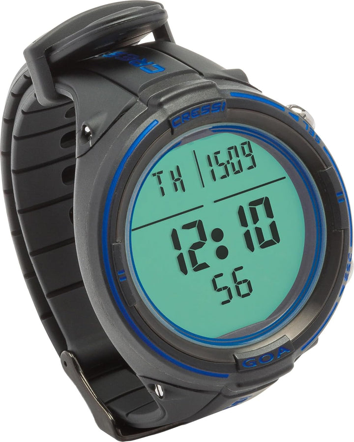 Cressi Goa - Tauchcomputer - Dual Mix - Algorithmus RGBM von Cressi - WEEE NR. DE 13961704 Schwarz/B
