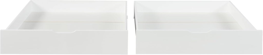 [en.casa] Unterbettkommode Ydre 2er Set Unterbett Aufbewahrungsbox 97,5 x 92 x 22 cm Bettkasten Holz