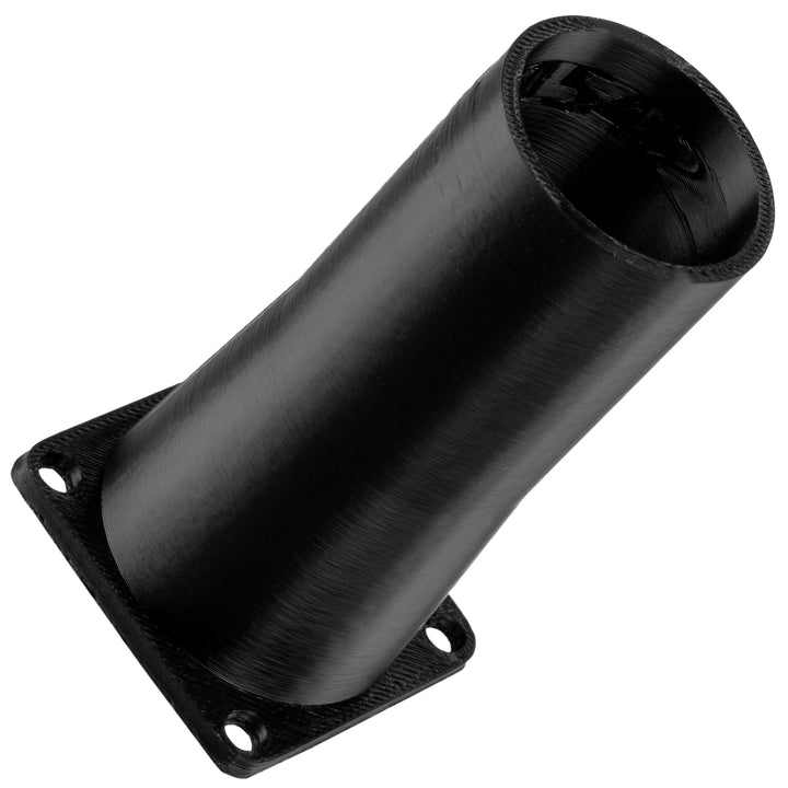 AERZETIX Quadratisch-Rund-Adapter für Luftstrom für Lüftungskanal 40x40 mm Ø30 mm aus ABS-Kunststoff
