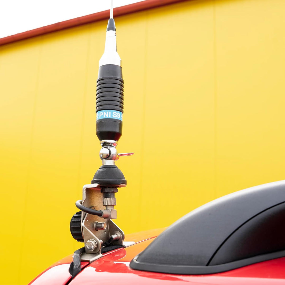 PNI Antenne CB S9 mit Schmetterling, Speichenlänge 120 cm kabellos, PNI-S9FC