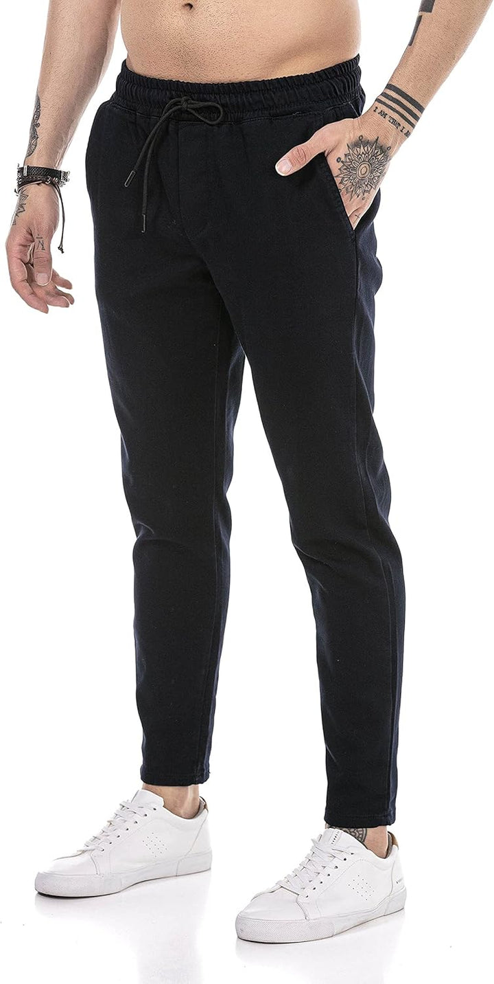 Redbridge Hose für Herren Freizeit-Hose Jogger Pants Chino S Blau, S Blau