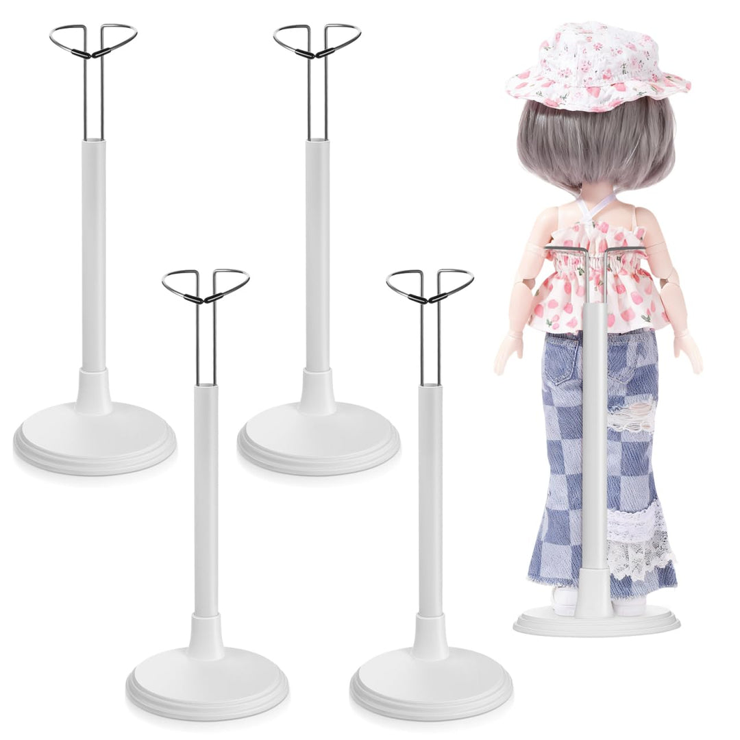 TOYANDONA Puppenständer Für 35Cm Puppen Tragbare Doll Support Frame Aus Kunststoff Puppen Display Ra