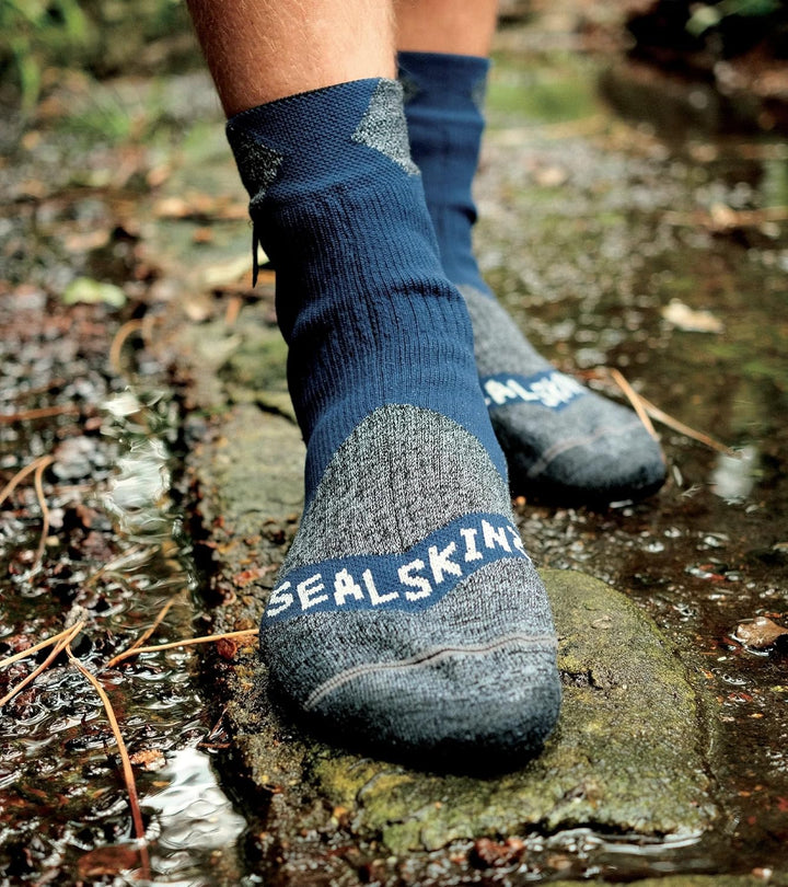 SealSkinz Unisex Bircham Socke (1er Pack), Grün