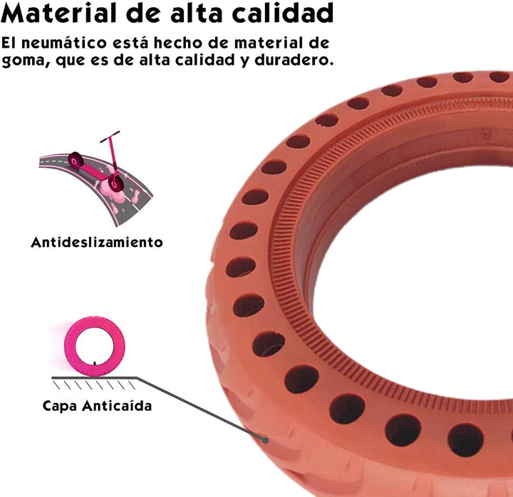 ANSENI M365 Reifen, 8,5 Zoll Ersatzreifen Solid Reifen, Vollreifen für Xiaomi M365 Elektro-Fahrrad-S