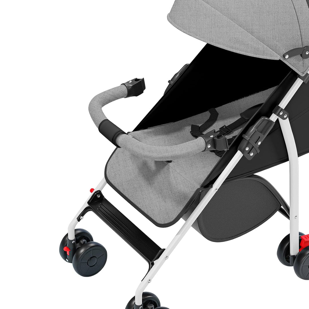 Kinderwagen für Kinder ab 6 Monaten, Sitzen/Liegen, verstellbarer Gurt, lockern zum Liegen, Anziehen