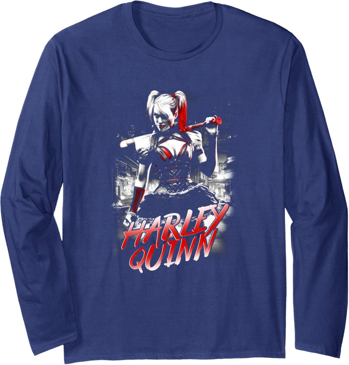 Batman: Arkham Knight Harley Quinn City Langarmshirt
