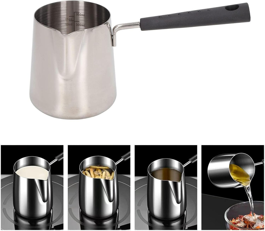 Türkische Kaffeekanne, Herdplatte Mokkakanne Milchkanne Mocha Pot Turkish Coffee Pot Edelstahl Türki