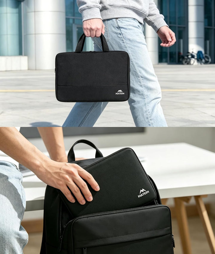 MATEIN Laptophülle 15,6 Zoll, Laptop Hülle Wasserdicht Laptoptasche Schutzhülle mit Griff, Laptop Sl