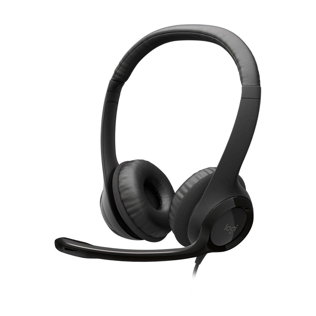 Logitech H390 Kopfhörer mit Mikrofon, Stereo-Headset, Mikrofon mit Rauschunterdrückung, Integrierte