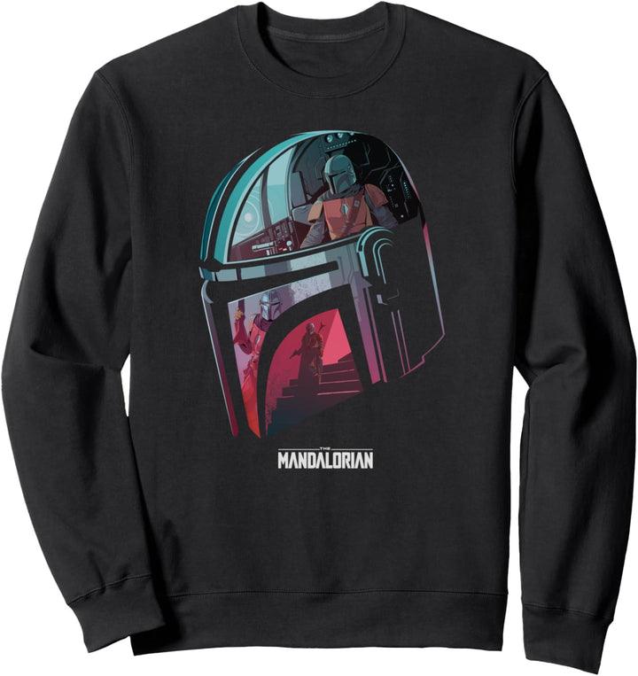 Star Wars Mandalorian Helmet Sweatshirt