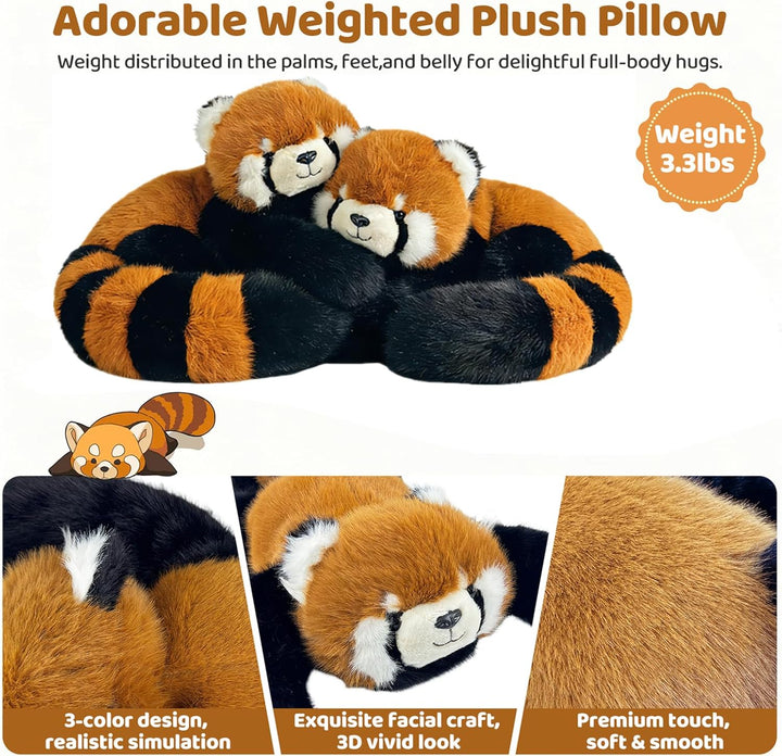 Gewichtstiere Panda Kuscheltier 1.5kg Gewichtskuscheltier Für Kinder & Erwachsene Kawaii Plüschtiere