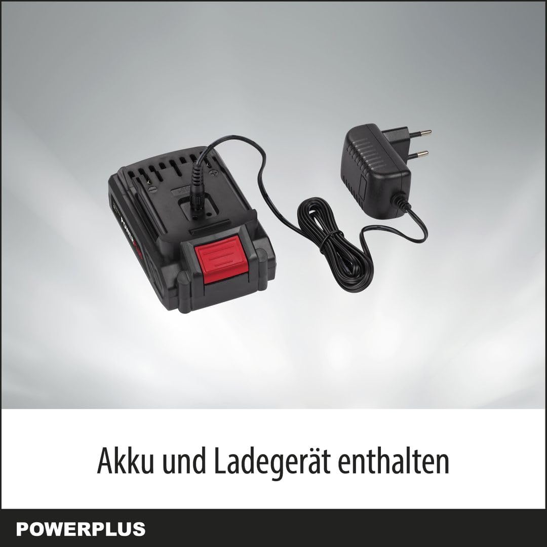 Powerplus Akkuschrauber & Akkubohrer POWC1051 - Schraubendreher & Bohrer 12V, Inkl. 1 x 1,3Ah Akku u