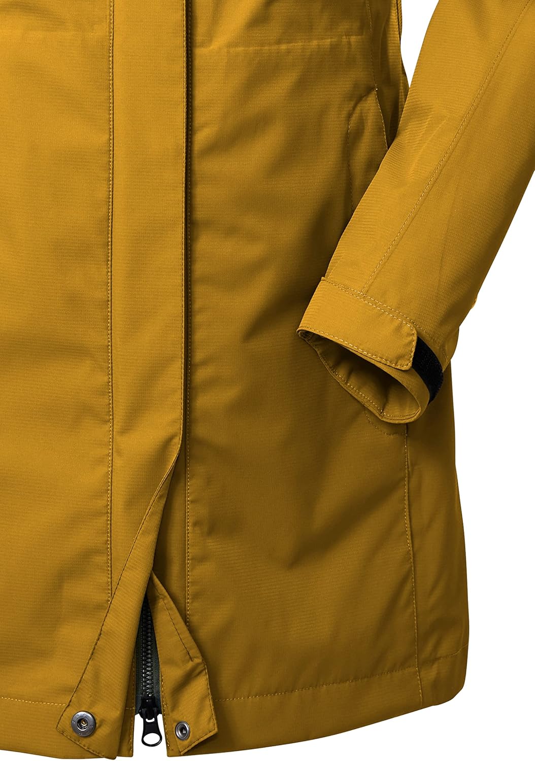 Killtec Damen Kos 93 Wmn Prk 2 1/2 Lagen Funktionsparka/Parka mit abzippbarer Kapuze 36 dunkelgelb,