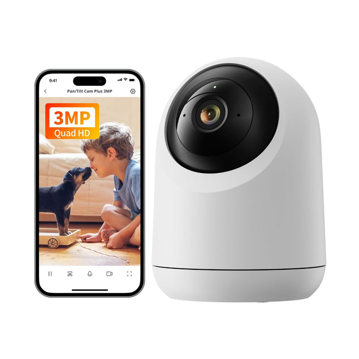 SwitchBot 2K Überwachungskamera innen, WLAN Kamera Überwachung innen mit 360°/115° Sichtfeldabdeckun