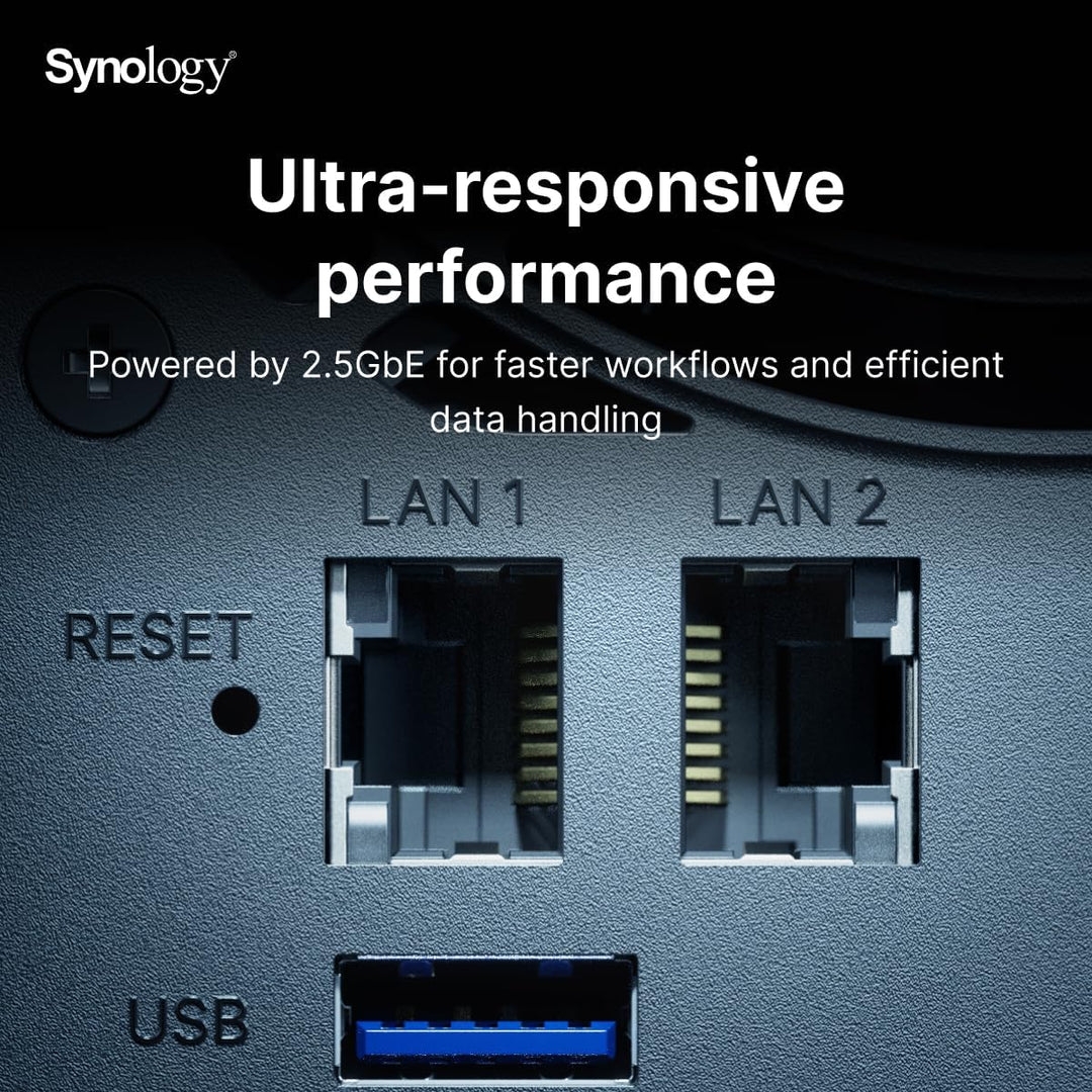 Synology DS925+ 24TB (Synology HAT3300-6T) 4Bay Desktop NAS