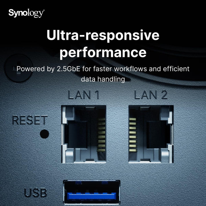 Synology DS925+ 48TB (Synology HAT3310-12T) 4Bay Desktop NAS