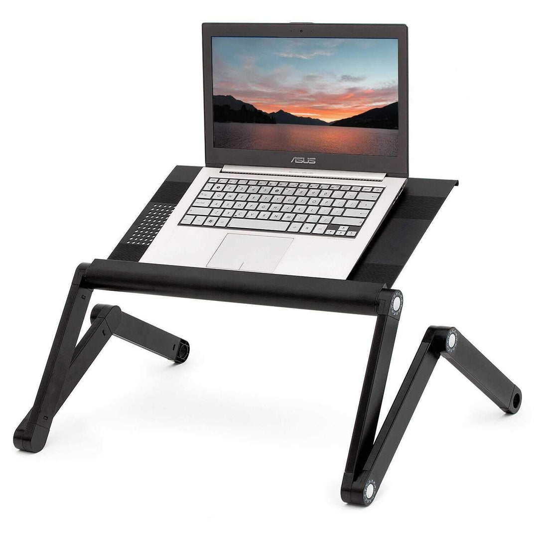 WonderWorker Nobel Extra breiter ergonomischer Laptop-Schreibtisch, Verstellbarer Laptop-Ständer, Be