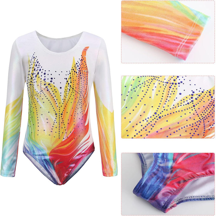 SEAUR - Mädchen Turnanzug Ärmellos Kinder Gymnastikanzug Tanzen Kleidung Ballet Yoga Kleid Klassisch