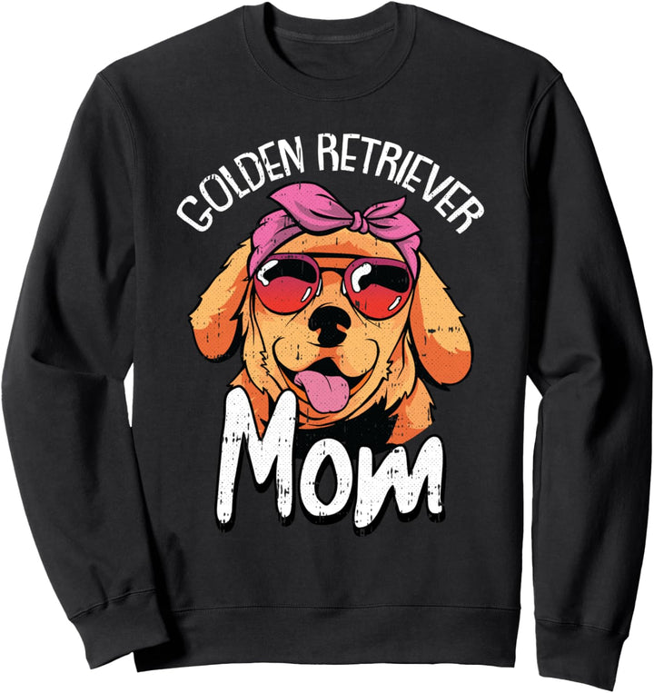 Golden Retriever Mom Dog Puppy Doggie Pet Animal Lover Mama Sweatshirt