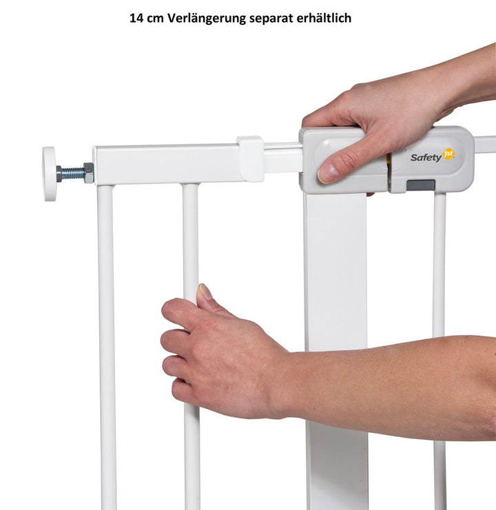 Safety 1st Quick Close Plus Treppenschutzgitter, extra sicheres Metall, Türschutzgitter zum Klemmen,