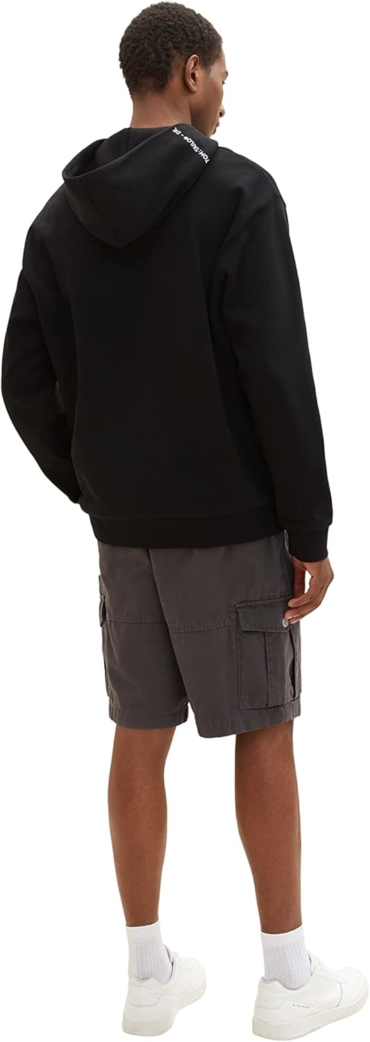 TOM TAILOR Herren Relaxed Fit Cargo Shorts 29 10899 - Tarmac Grey, 29 10899 - Tarmac Grey