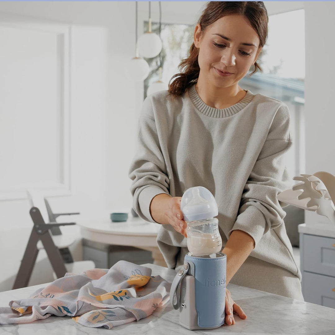 LIONELO Thermup Go Plus Tragbarer Babyflaschenwärmer, hält Flüssigkeiten warm, 5 Betriebstemperature