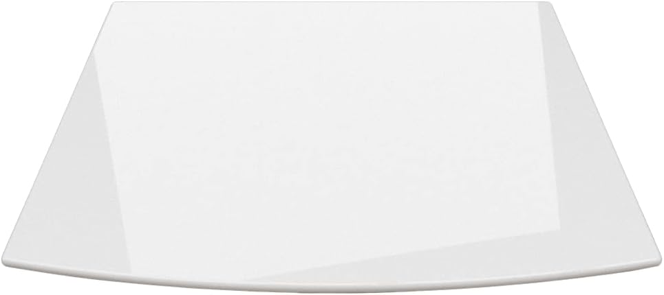 WEIssE Kamin Glasbodenplatte Funkenschutz Kaminplatte Glas Ofen Platte NEU (Mit Dichtung (beidseitig