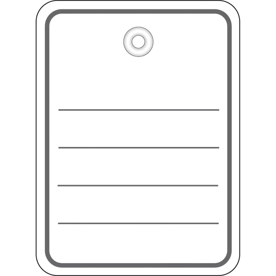HERMA 6841 Warenanhänger liniert mit Faden, 1000 Anhängeschilder, 48 x 65 mm, Fadenlänge 8 cm, gross