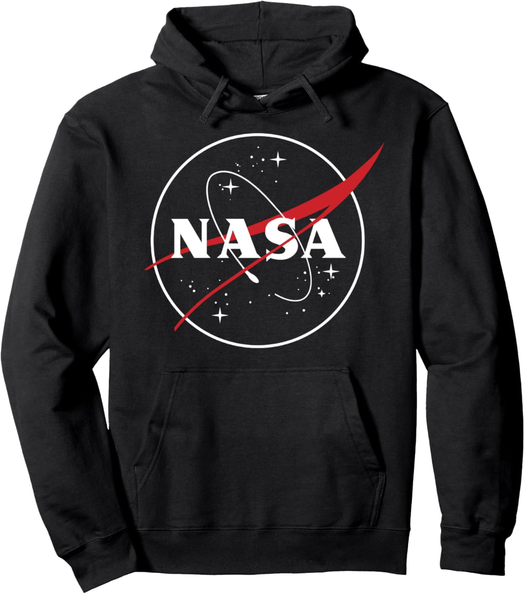 NASA Simple Logo Outline Pullover Hoodie