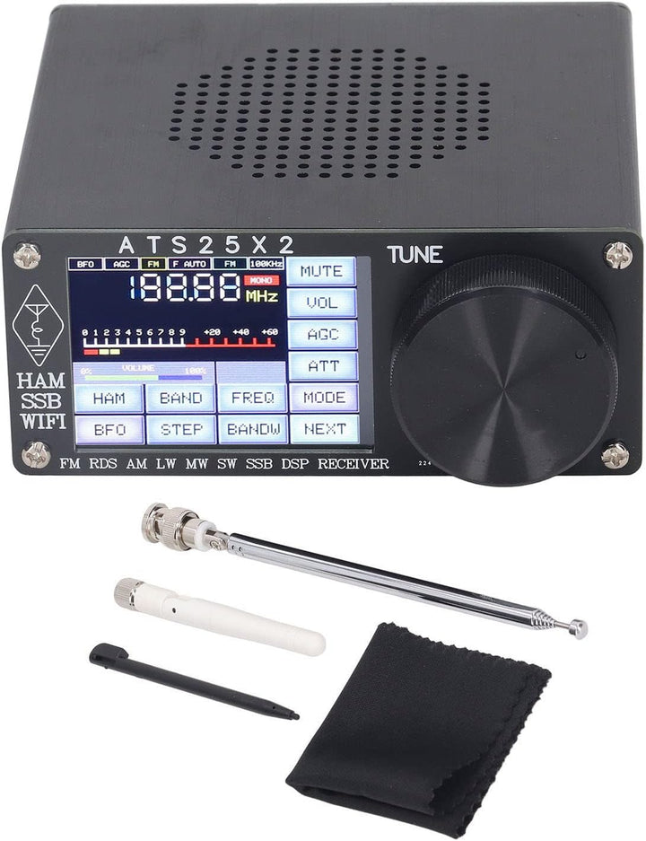 ATS25X2 Vollband Funkempfänger DSP Kurzwellenfrequenz Funkempfänger Scanner mit Spektrumsabtastung