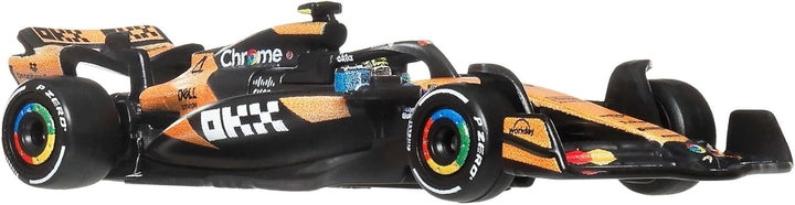 Hot Wheels Formel 1 Premium Die-Cast-Spielzeugauto im Massstab 1:64 Sammelspielzeug-Rennauto mit Rea