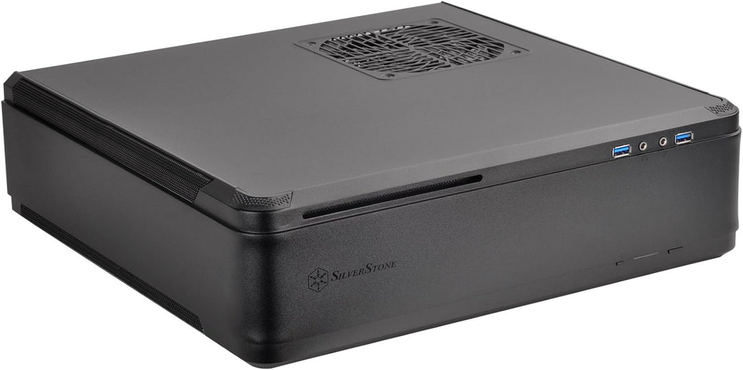 SilverStone SST-FTZ01B - Fortress High-End Mini-ITX Gaming HTPC Gehäuse, schwarz, SST-FTZ01B
