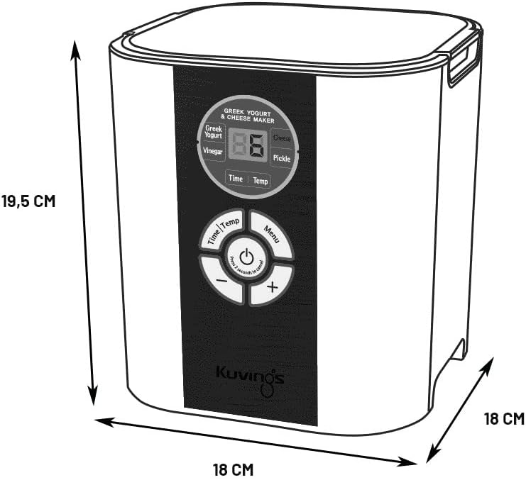 Kuvings KGC621 Joghurt- und Käsebereiter,