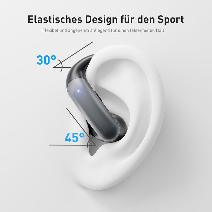 Kopfhörer Kabellos Bluetooth 6.0 in Ear Kopfhörer Sport 32Std 3D-Stereo Tiefer Bass Earpods mit Vers