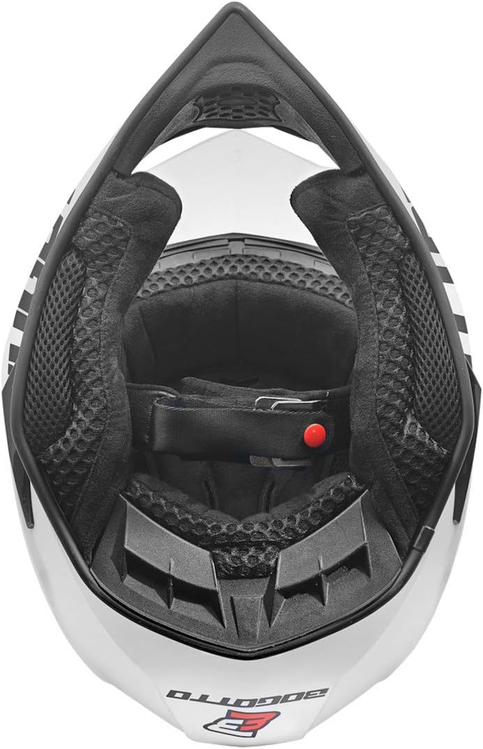 Bogotto V321 Solid Motocross Helm XS Weiss, XS Weiss