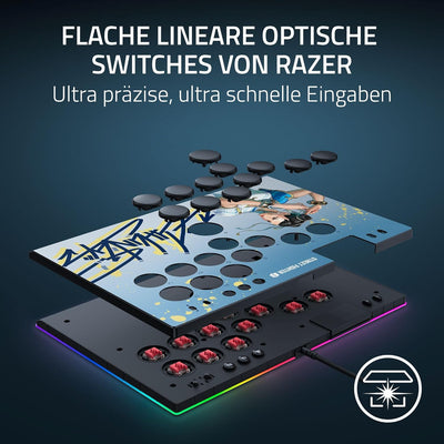 Razer Kitsune - Optischer All-Button-Arcade-Controller für PS5 und PC (Layout mit 4 präzisen Bewegun