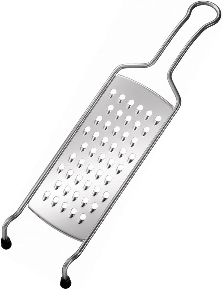 RÖSLE Grobreibe Classic, Hochwertige Reibe für Rohkost, Kartoffeln, Gemüse oder Käse, mit Drahtgriff