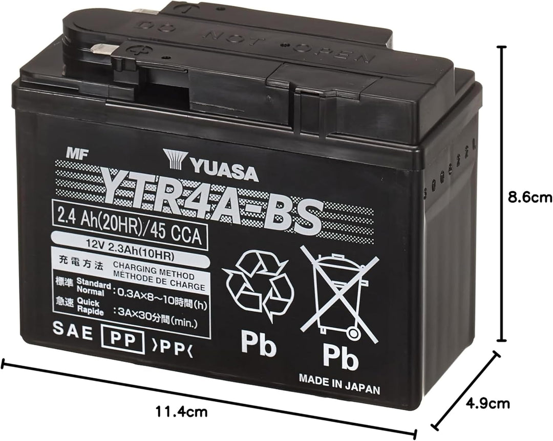 YUASA ytr4 a-bs (WC) wartungsfrei Akku